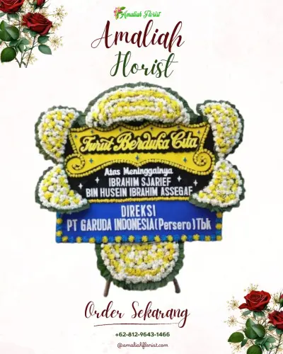 Papan Bunga Duka di Maasing
